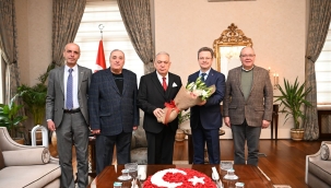 Başkanlar vali Ünlü'yü ziyaret etti