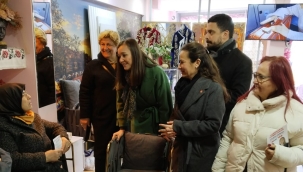 CHP il başkanı esnaf ziyaretinde Durbay'a oy istedi