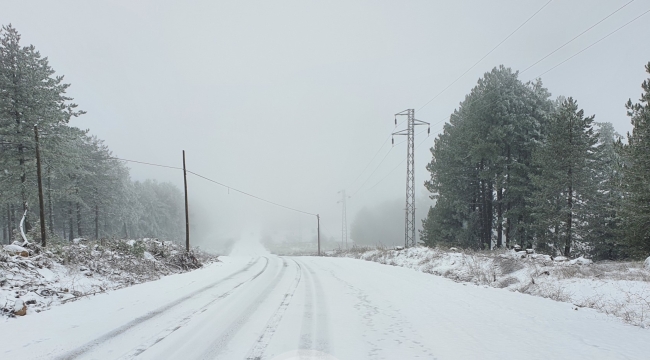 Demirci beyaza büründü