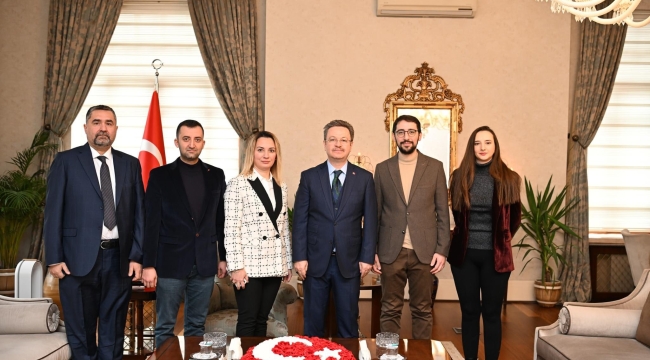 Eczacılar odası yönetimi vali Ünlü'yle görüştü