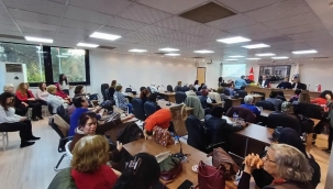 Kadınlardan başkanı terleten zor sorular