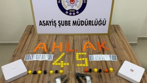 Kumarhaneye dönüştürülen eve gece baskını