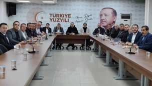 Merkez ilçe başkanlarıyla değerlendirme ve koordinasyon toplantısı