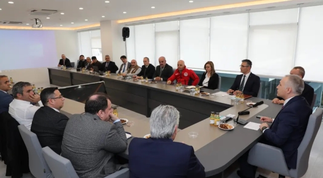 Plan toplantısına 17 ilçe şube müdürü katıldı