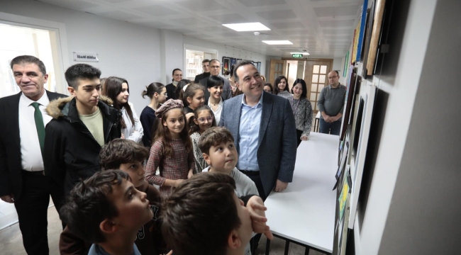 Resim sergisi açıldı