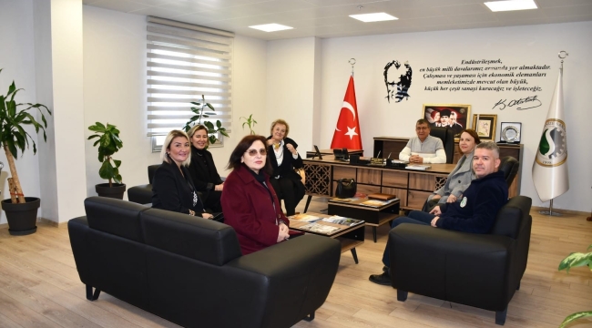 Salihli kadın girişimciler OSB'yi ziyaret etti
