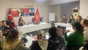 Sarıgöl'de CHP'li kadınlar seçim toplantısı yaptı
