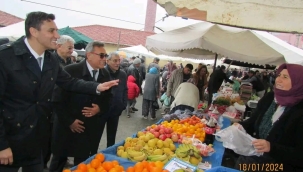 Selendi'yi ziyaret eden CHP adayı Zeyrek 'birlikte kazanacağız'