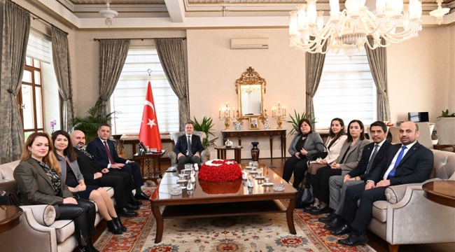 TBB başkanı Sağkan vali Ünlü'yü ziyaret etti