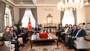 TBB başkanı Sağkan vali Ünlü'yü ziyaret etti
