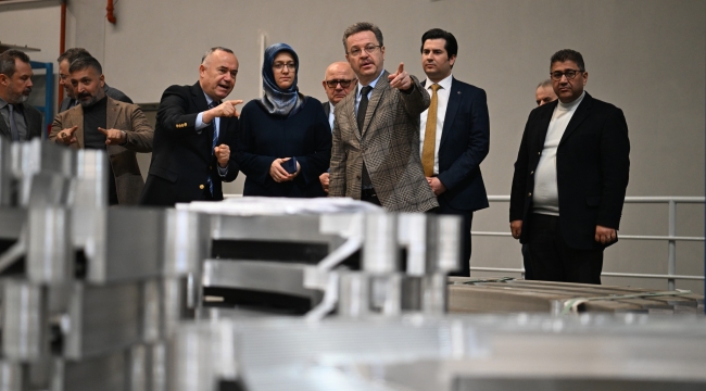 Vali Ünlü MASTEK uygulama alanında da incelemelerde bulundu