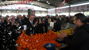 Yeni ve modern pazar yeri cuma pazarı açıldı