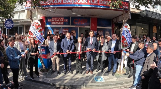 Akhisar CHP seçim bürosu açıldı