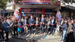 Akhisar CHP seçim bürosu açıldı