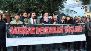 Akhisar demokrasi güçlerinin Atalay eylemi