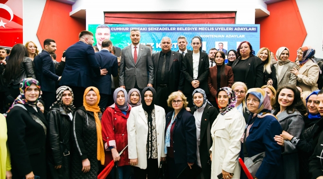 AKP'li kadınlar vizyon projeler, gelişen Şehzadeler tanıtın toplantısında