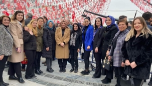 AKP'li kadınlardan MHP mitingine destek
