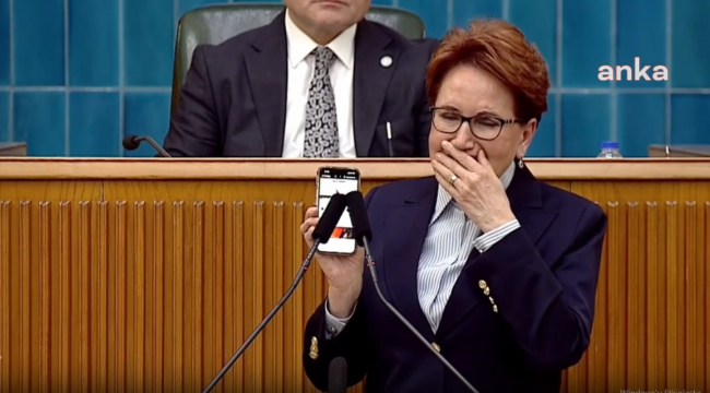 Akşener kürsüde hüngür hüngür ağladı