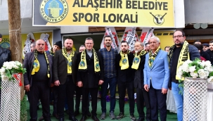 Alaşehir belediyespor lokali açıldı