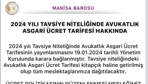 Avukat asgari ücret kitapcığı dağıtılacak
