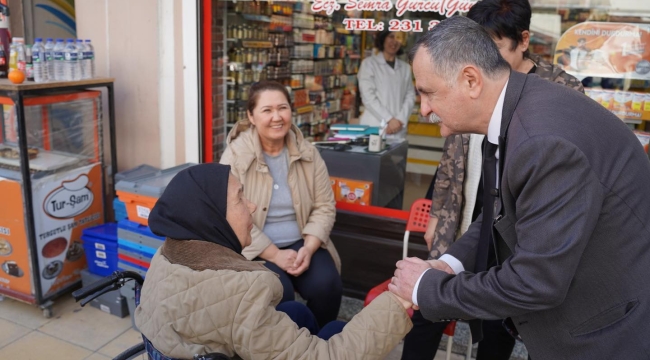 Balaban'a esnaf desteği