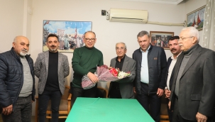 Başkan Akın ADD ve Eğitim-iş'i ziyaret etti