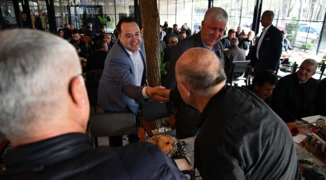 Başkan Dutlulu muhtarlar kahvaltısına katıldı