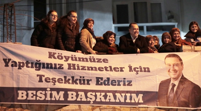 Başkan Dutlulu'yu mutlu eden afiş