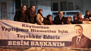 Başkan Dutlulu'yu mutlu eden afiş