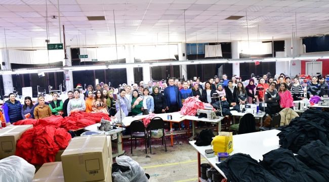 Başkan Öküzcüoğlu işçilerle buluştu