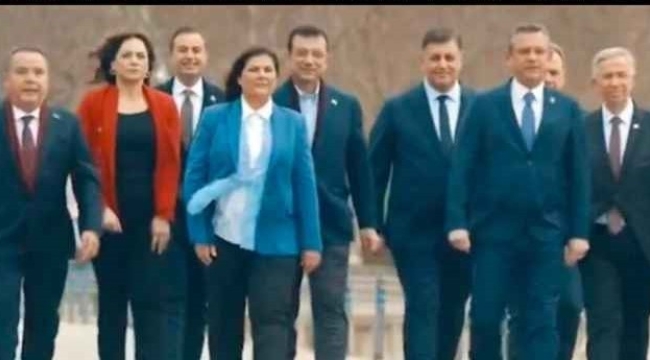 Belediye başkanları CHP'nin seçim klipinde yer aldı