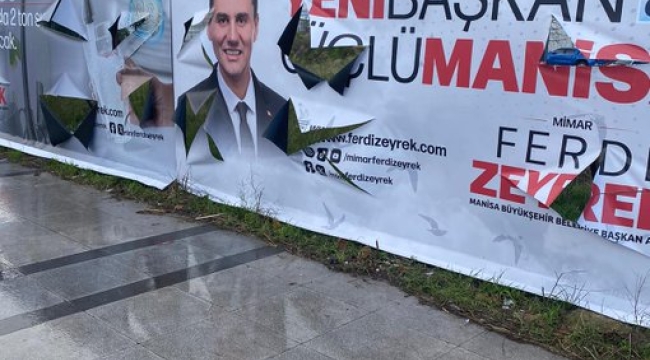 CHP adayının çalışmasına çirkin saldırı