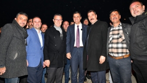 CHP'li başkanlara Çarıkballı 'da muhteşem karşılama