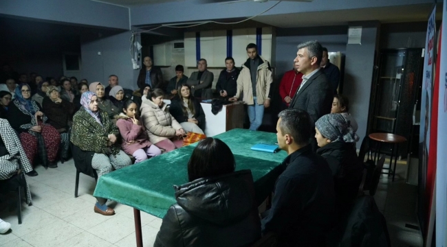 CHP'li Okur TOKİ sakinlerinin şikayetlerini dinledi