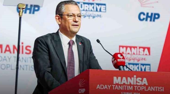 CHP lideri Manisa'da konuştu:ittifak yapmak çok istedik olmadı