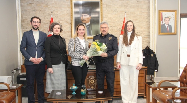 Eczacılar odası yönetimi müdür Aktaş'ı ziyaret etti