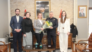 Eczacılar odası yönetimi müdür Aktaş'ı ziyaret etti