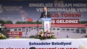 Engelsiz eğitim merkezi ve korumalı işyeri açıldı