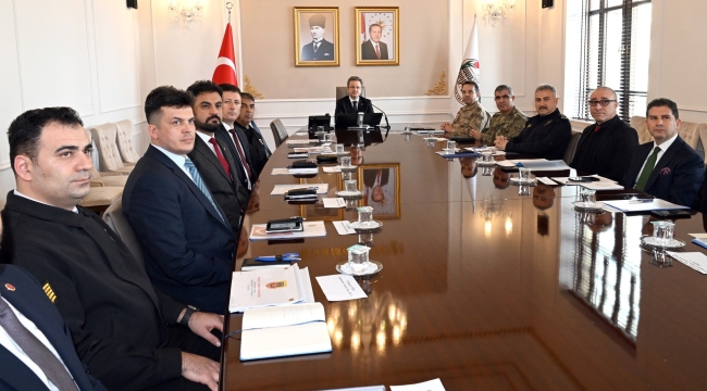 Güvenlik ve asayiş koordinasyon toplantısı 