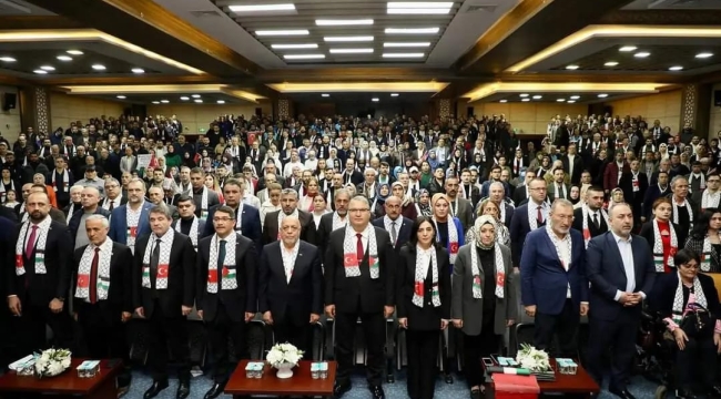 HAK-İŞ'ten Filistin'e özgürlük toplantısı