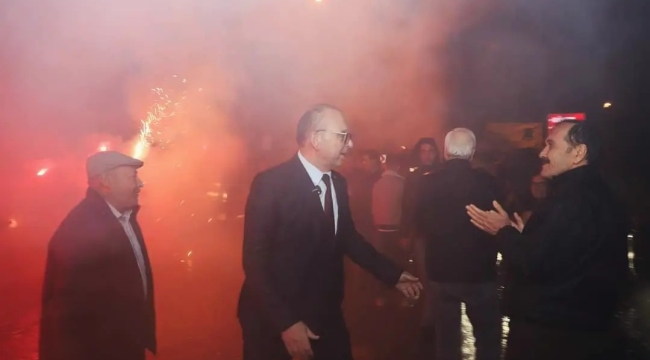 Irlamaz mahallesinde Akın'a muhteşem karşılama