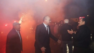 Irlamaz mahallesinde Akın'a muhteşem karşılama