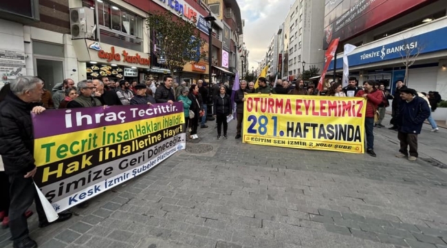 KHK hukuksuzluğuna karşı, başlatılan eylem 281 haftada