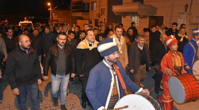 Mehter takımı karşıladı