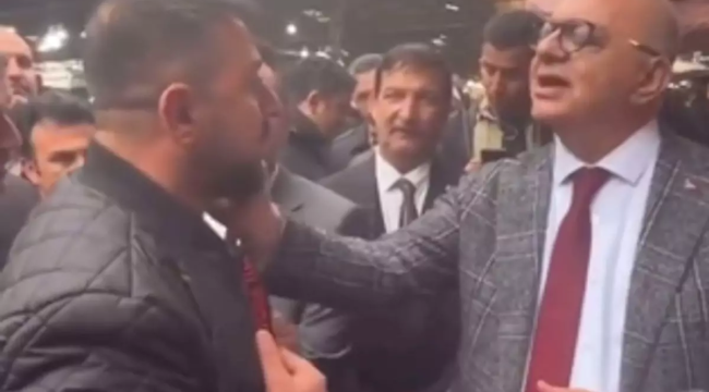 MHP'li Manisa büyükşehir başkanı Ergün'e protesto:"beni böyle sevme,köpek değilim"