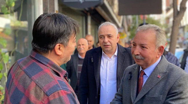 Nurlu'dan esnaf ziyareti