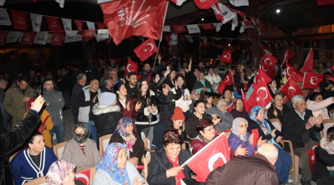 Nurlu'nun Adala toplantısı mitinge dönüştü