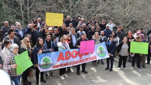 Öküzcüoğlu'ndan içme suyu bölgesinde maden aramaya karşı çıkan köylülere destek