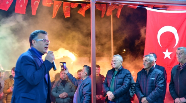 Özküzcüoğlu'na Baklacı mahallesinde muhteşem karşılama 