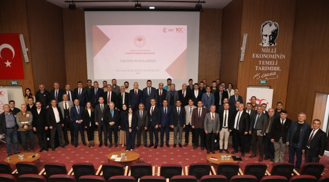 Tarımsal üretim planlama toplantısı Manisa'da yapıldı